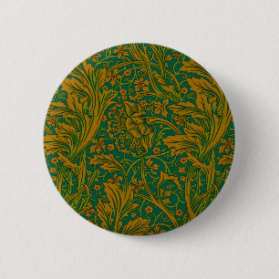 Chapa Redonda De 5 Cm Arcadia Vintage de William Morris totalmente sin c