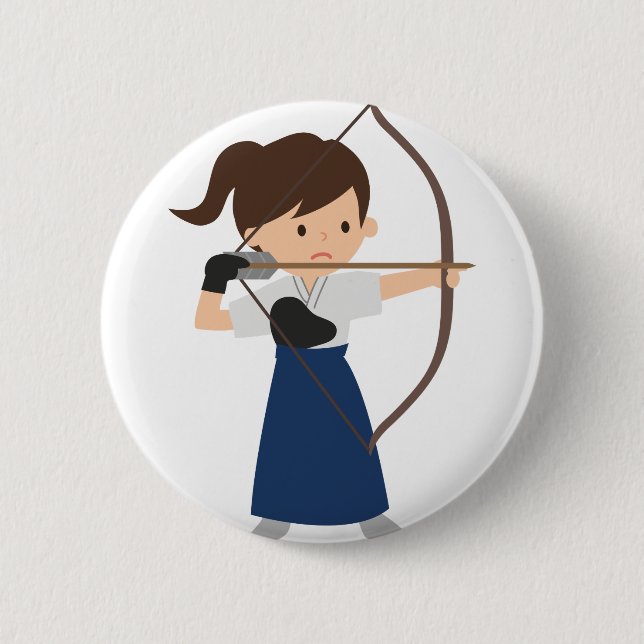 Chapa Redonda De 5 Cm Archer (Anverso)