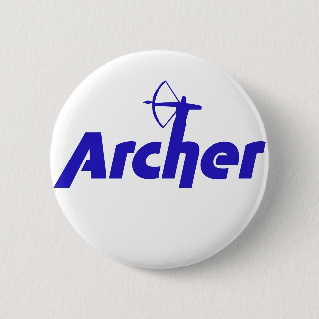 Chapa Redonda De 5 Cm Archer (Anverso)