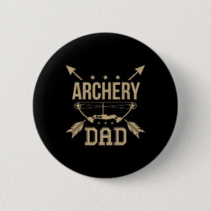 Chapa Redonda De 5 Cm Archery Dad Bow Arrow Hunting Gift Shooting Race
