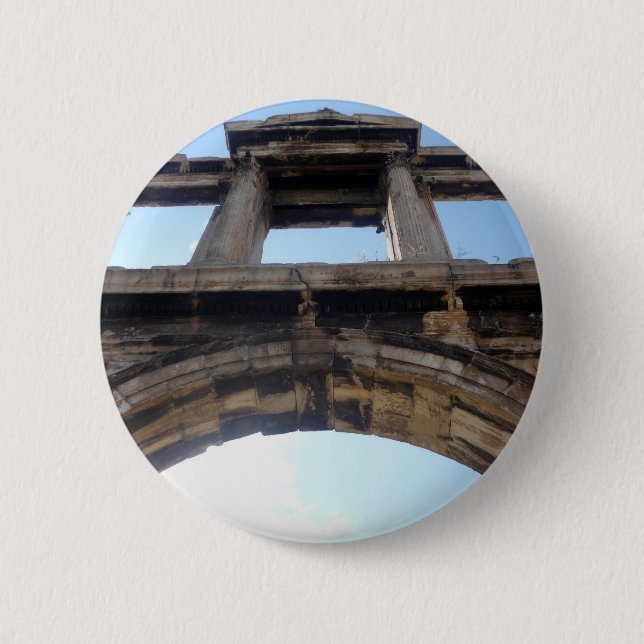 Chapa Redonda De 5 Cm arco de hadria (Anverso)