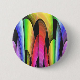 Chapa Redonda De 5 Cm Arco del arco iris