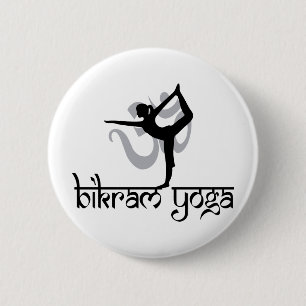Chapa Redonda De 5 Cm Arco derecho que tira de la yoga de Bikram de la