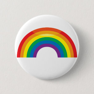 Chapa Redonda De 5 Cm Arco iris clásico