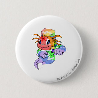 Chapa Redonda De 5 Cm Arco iris de Koi