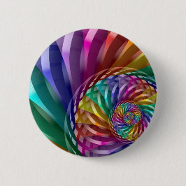 Chapa Redonda De 5 Cm Arco iris metálico