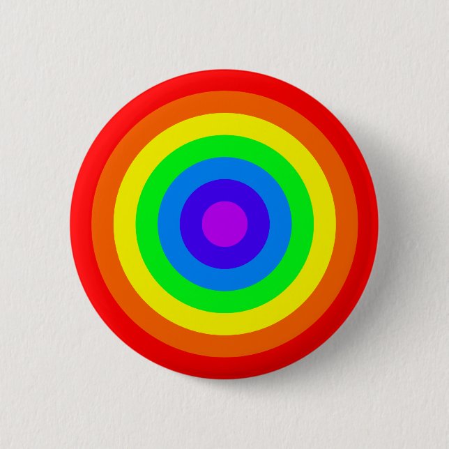 Chapa Redonda De 5 Cm Arco iris Roundel (Anverso)