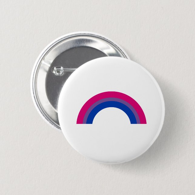 Chapa Redonda De 5 Cm Arcoíris Bisexual (Anverso y reverso)