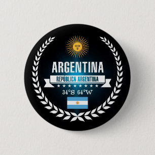 Chapa Redonda De 5 Cm Argentina