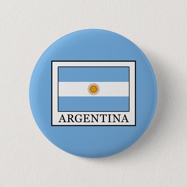 Chapa Redonda De 5 Cm Argentina (Anverso)
