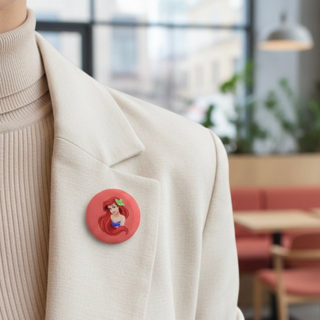 Chapa Redonda De 5 Cm Ariel (Subido por el creador)