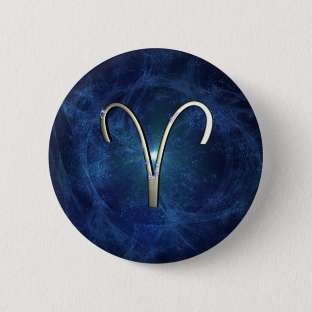 Chapa Redonda De 5 Cm Aries (Anverso)