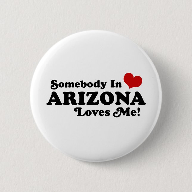 Chapa Redonda De 5 Cm Arizona (Anverso)