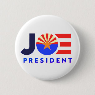 Chapa Redonda De 5 Cm Arizona quiere Biden