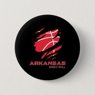 Chapa Redonda De 5 Cm Arkansan Hoops Fan Souvenir Gift Ar Arkansas Byske