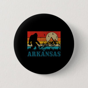 Chapa Redonda De 5 Cm Arkansas Bigfoot Montañas Vintage Caminata Camping