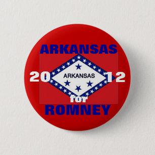 Chapa Redonda De 5 Cm Arkansas para Romney 2012