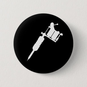 Chapa Redonda De 5 Cm arma del tatuaje