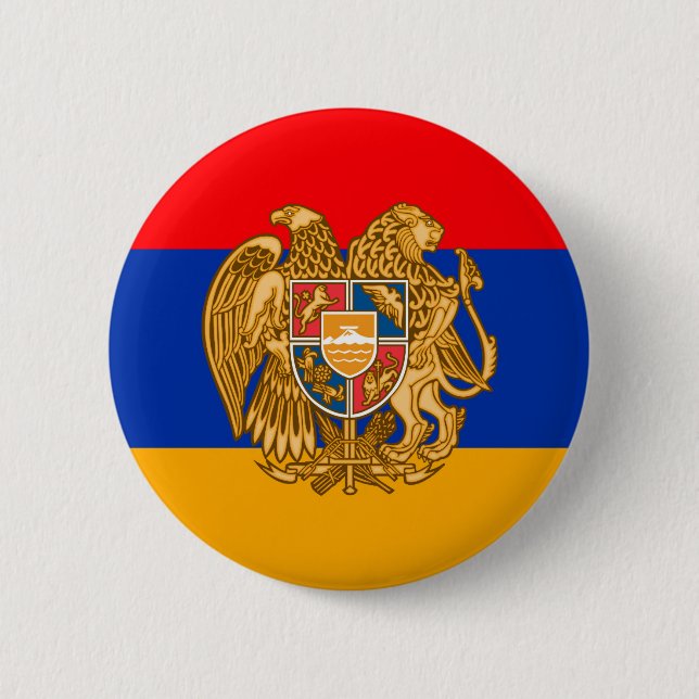Chapa Redonda De 5 Cm Armenia (Anverso)