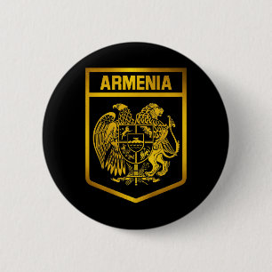 Chapa Redonda De 5 Cm Armenia Emblem