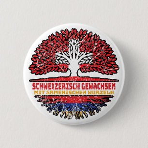 Chapa Redonda De 5 Cm Armenien Armenisch Schweizer Schweiz Baum Wurzel