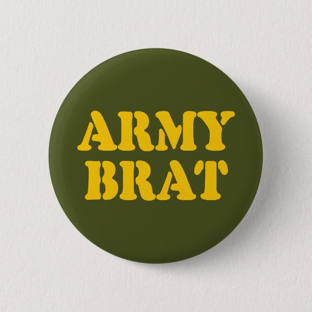 CHAPA REDONDA DE 5 CM ARMY BRAT (Anverso)