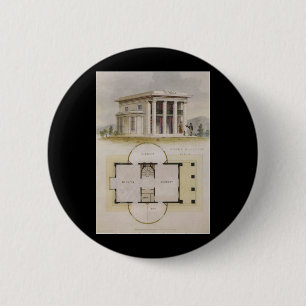 Chapa Redonda De 5 Cm Arquitectura antigua, plano de planta y villa grie