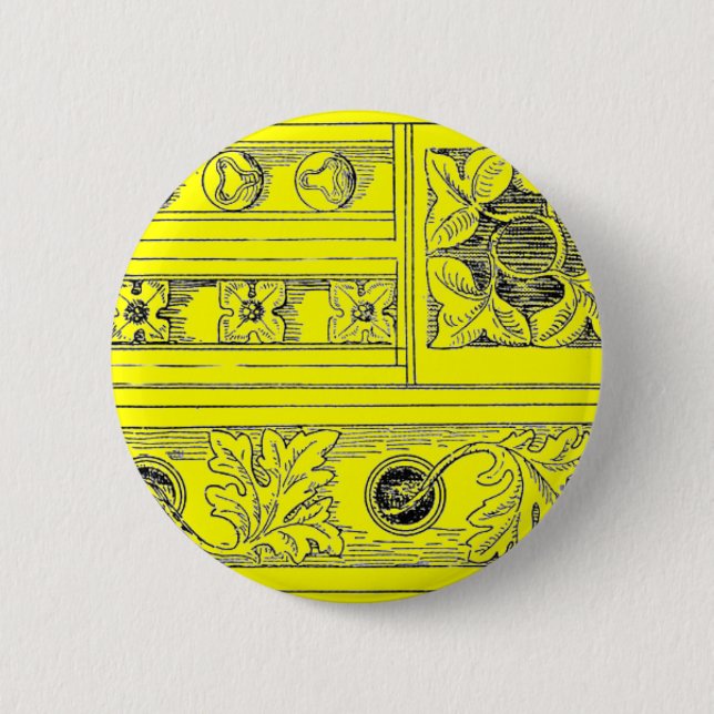 Chapa Redonda De 5 Cm Arquitectura de la Catedral (Anverso)