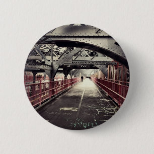 Chapa Redonda De 5 Cm Arquitectura de New York City - puente de