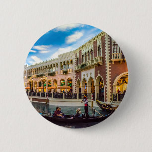 Chapa Redonda De 5 Cm Arquitectura del Canal Gondola de Las Vegas