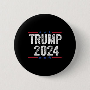 Chapa Redonda De 5 Cm Arresto de Trump en este lado