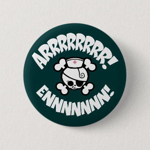 CHAPA REDONDA DE 5 CM ¡ARRRRRR! ¡ENNNNNN!