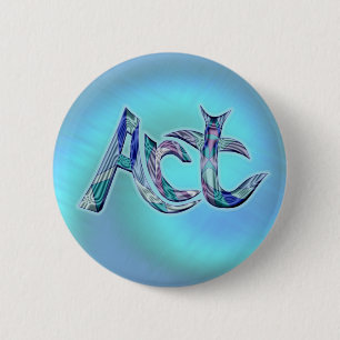 Chapa Redonda De 5 Cm Art the Word