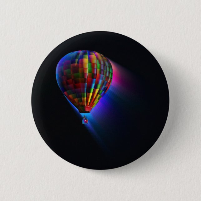 Chapa Redonda De 5 Cm Arte abstracto digital de vuelo de sueño mágico (Anverso)