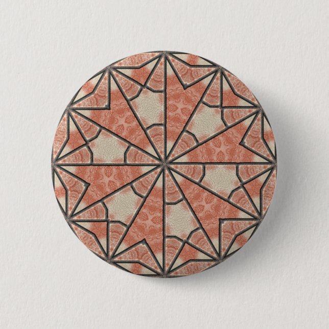 Chapa Redonda De 5 Cm Arte africano (Anverso)