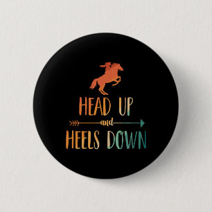 Chapa Redonda De 5 Cm Arte De Caballo Para Mujeres Chicas Caballo Lover
