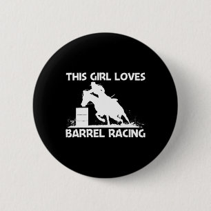 Chapa Redonda De 5 Cm Arte De Carreras De Barril De Guay Para Chicas Que