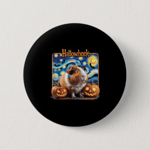 Chapa Redonda De 5 Cm Arte de Halloween de Guinea Hallowheek 