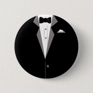 Chapa Redonda De 5 Cm Arte del smoking