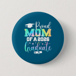 Chapa Redonda De 5 Cm Arte gráfico de clase de mamá orgullosa senior 202