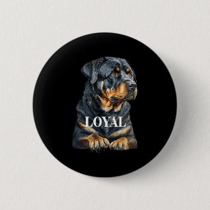 Chapa Redonda De 5 Cm Arte gráfico de perro Rottweiler Rottie
