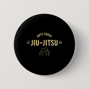 Chapa Redonda De 5 Cm Arte Suave MMA BJJ Jiu Jitsu Brasileño