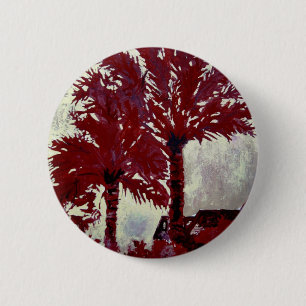 Chapa Redonda De 5 Cm arte tropical moderno de acrílico de la pared de