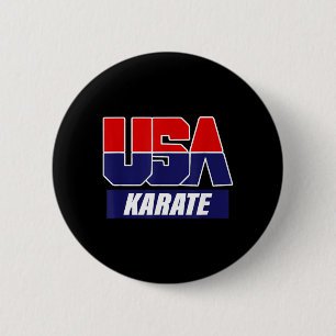 Chapa Redonda De 5 Cm Artes Marciales de Karate Equipo USA 2021