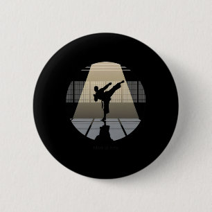 Chapa Redonda De 5 Cm Artes Marciales - Disciplina Y Fuerza Karate Taek