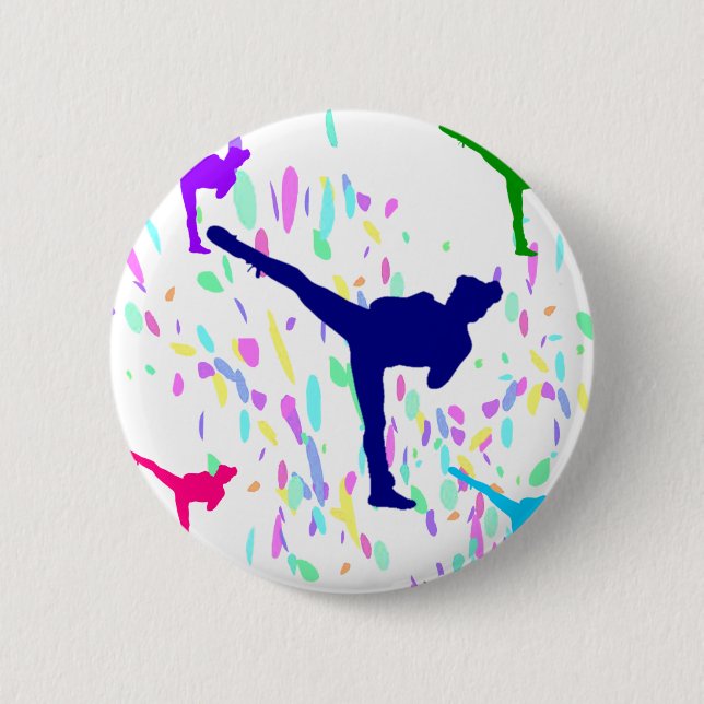 CHAPA REDONDA DE 5 CM ARTES MARCIALES - JUDO (Anverso)