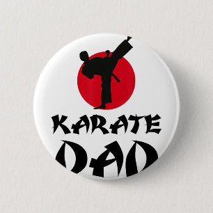 Chapa Redonda De 5 Cm Artes Marciales Karate Dad