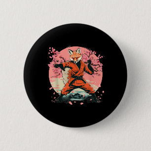 Chapa Redonda De 5 Cm Artes Marciales Taekwondo Kickboxing Naturaleza Zo