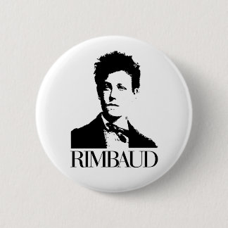 Chapa Redonda De 5 Cm Arthur Rimbaud