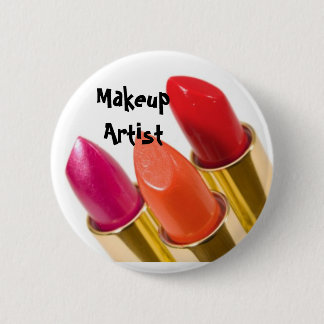 Chapa Redonda De 5 Cm Artista de maquillaje